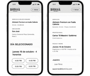 Recordatorios por correo y WhatsApp