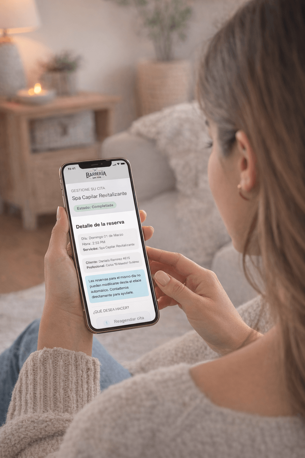 Reserva y gestion de citas por enlace seguro